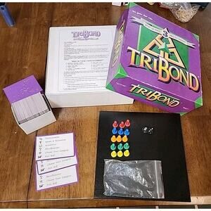 TriBond Board Game 1992 Big Fun Games Complete Some Wear